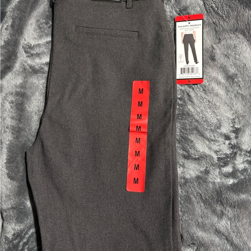 Hilary Radley Women’s Charcoal Gray Dress Pants